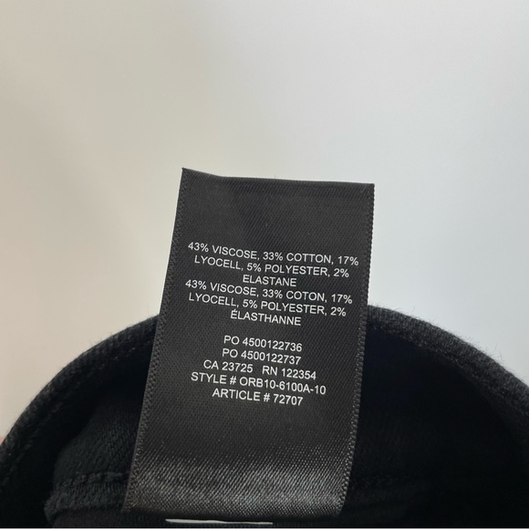 DENIM Forum The Lola High Rise Skinny Crop Jeans Black - Picture 12 of 15